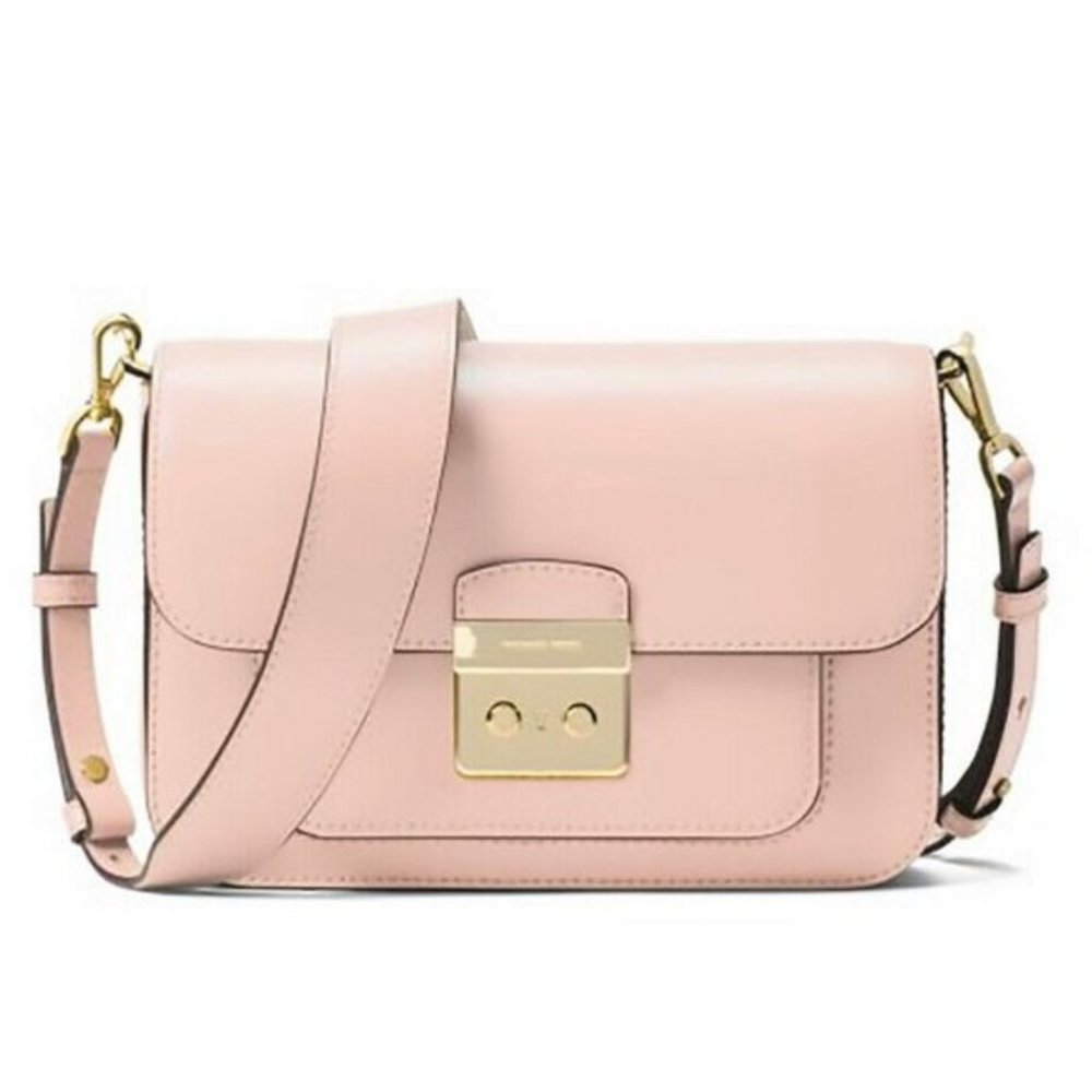 Michael Kors Sloan Leather Shoulder Bag Dual Strap